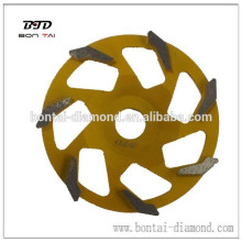 V-shape turbo Metal Bond Diamond grinding cup wheel for concrete